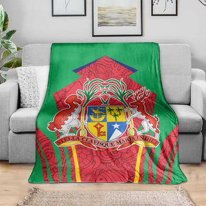 Mauritius Dodo Blanket Flag Coat of Arms Traditional Patterns
