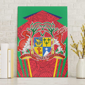Mauritius Dodo Canvas Wall Art Flag Coat of Arms Traditional Patterns