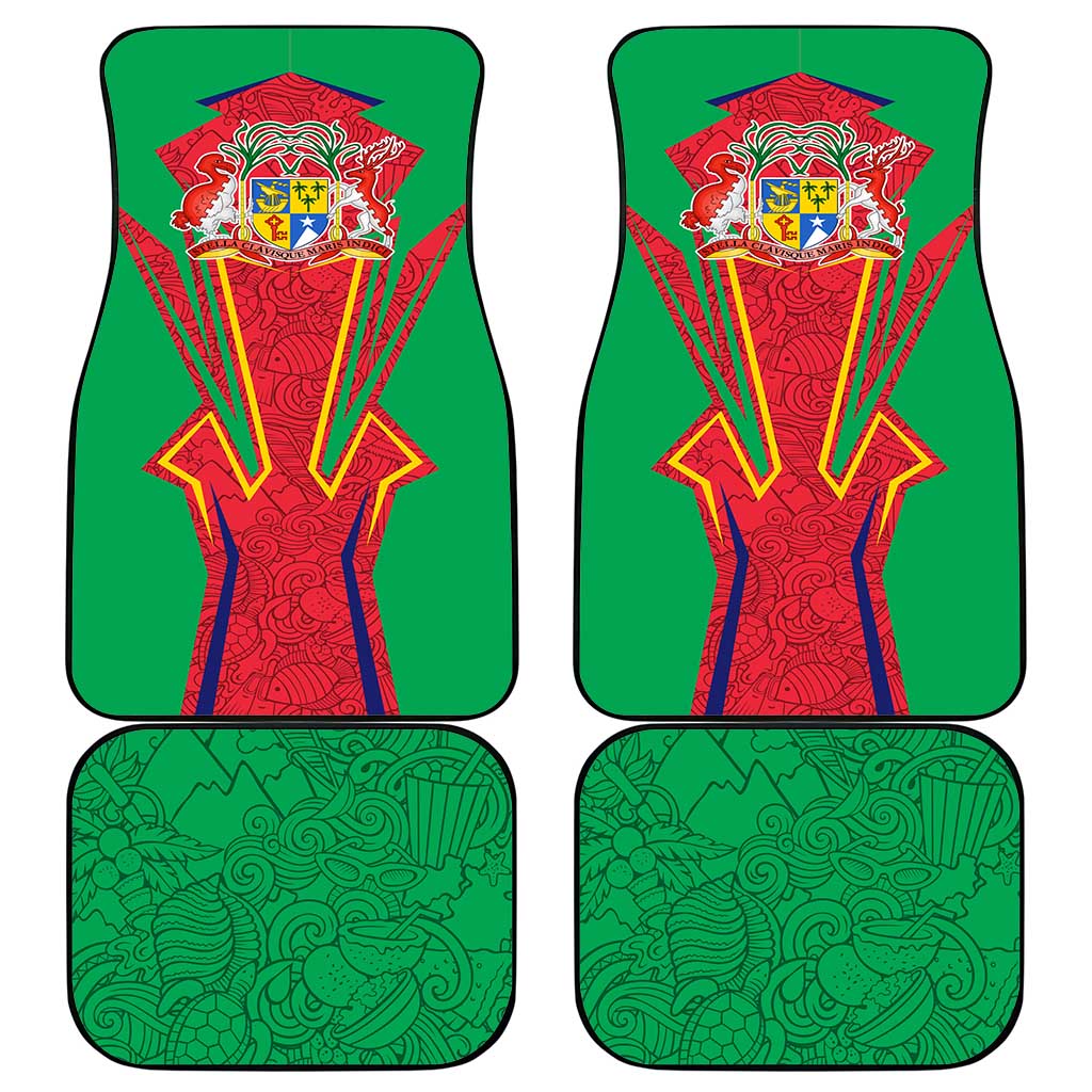 Mauritius Dodo Car Mats Flag Coat of Arms Traditional Patterns