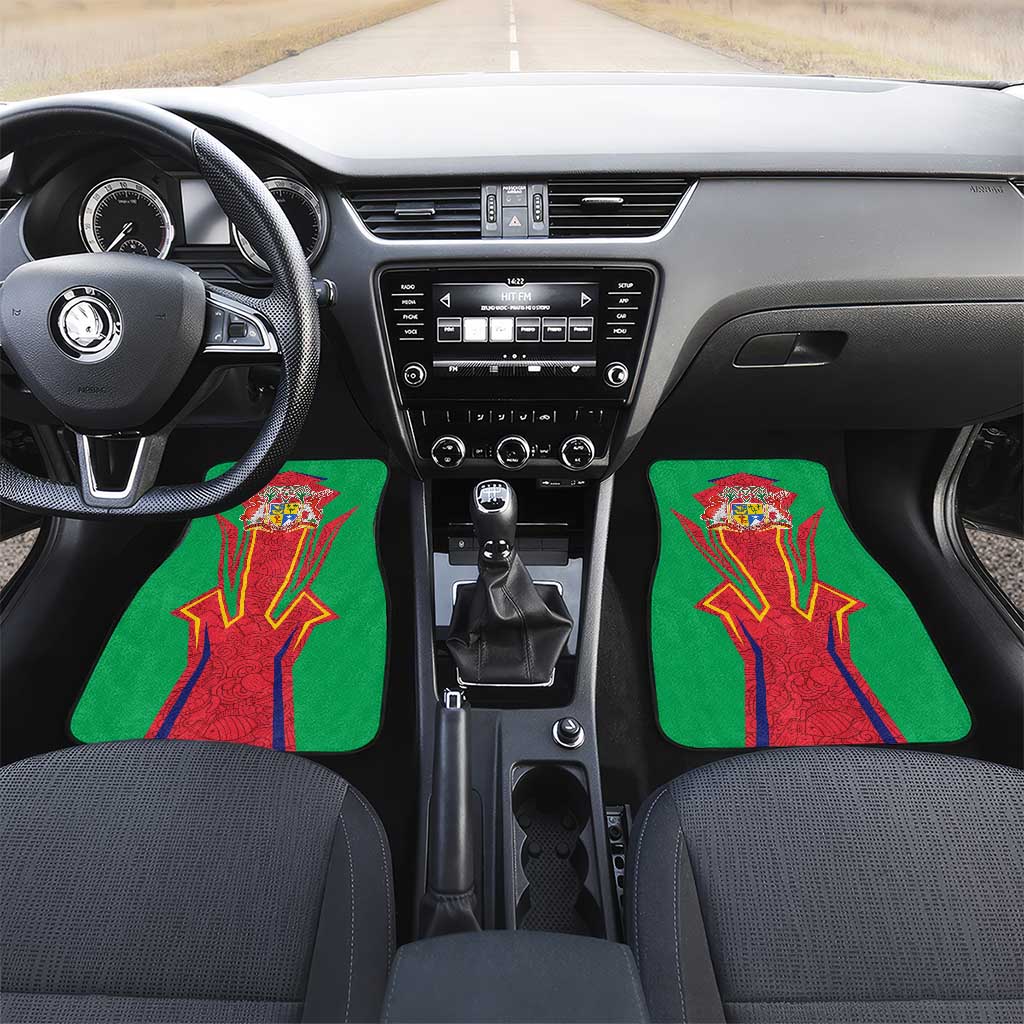 Mauritius Dodo Car Mats Flag Coat of Arms Traditional Patterns