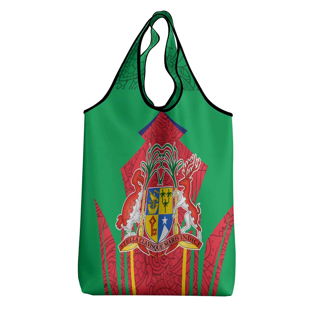 Mauritius Dodo Grocery Bag Flag Coat of Arms Traditional Patterns
