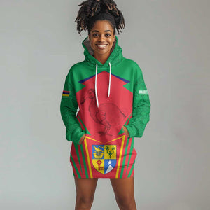 Mauritius Dodo Hoodie Dress Flag Coat of Arms Traditional Patterns