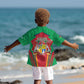 Mauritius Dodo Kid Hawaiian Shirt Flag Coat of Arms Traditional Patterns