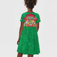 Mauritius Dodo Kid Short Sleeve Dress Flag Coat of Arms Traditional Patterns