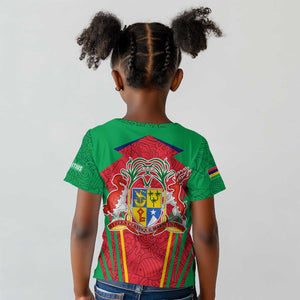 Mauritius Dodo Kid T shirt Flag Coat of Arms Traditional Patterns