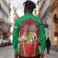 Mauritius Dodo Long Sleeve Button Shirt Flag Coat of Arms Traditional Patterns