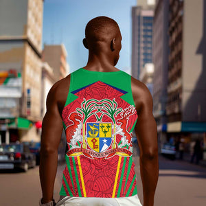 Mauritius Dodo Men Tank Top Flag Coat of Arms Traditional Patterns