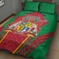 Mauritius Dodo Quilt Bed Set Flag Coat of Arms Traditional Patterns