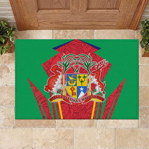 Mauritius Dodo Rubber Doormat Flag Coat of Arms Traditional Patterns