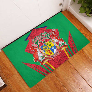 Mauritius Dodo Rubber Doormat Flag Coat of Arms Traditional Patterns