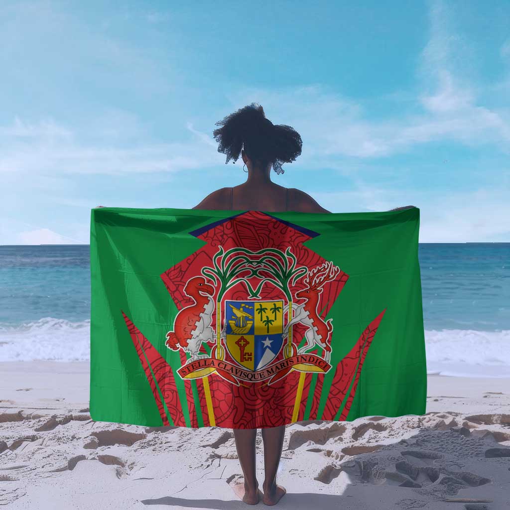 Mauritius Dodo Sarong Flag Coat of Arms Traditional Patterns