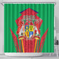 Mauritius Dodo Shower Curtain Flag Coat of Arms Traditional Patterns