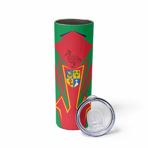Mauritius Dodo Skinny Tumbler Flag Coat of Arms Traditional Patterns