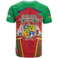 Mauritius Dodo T shirt Flag Coat of Arms Traditional Patterns