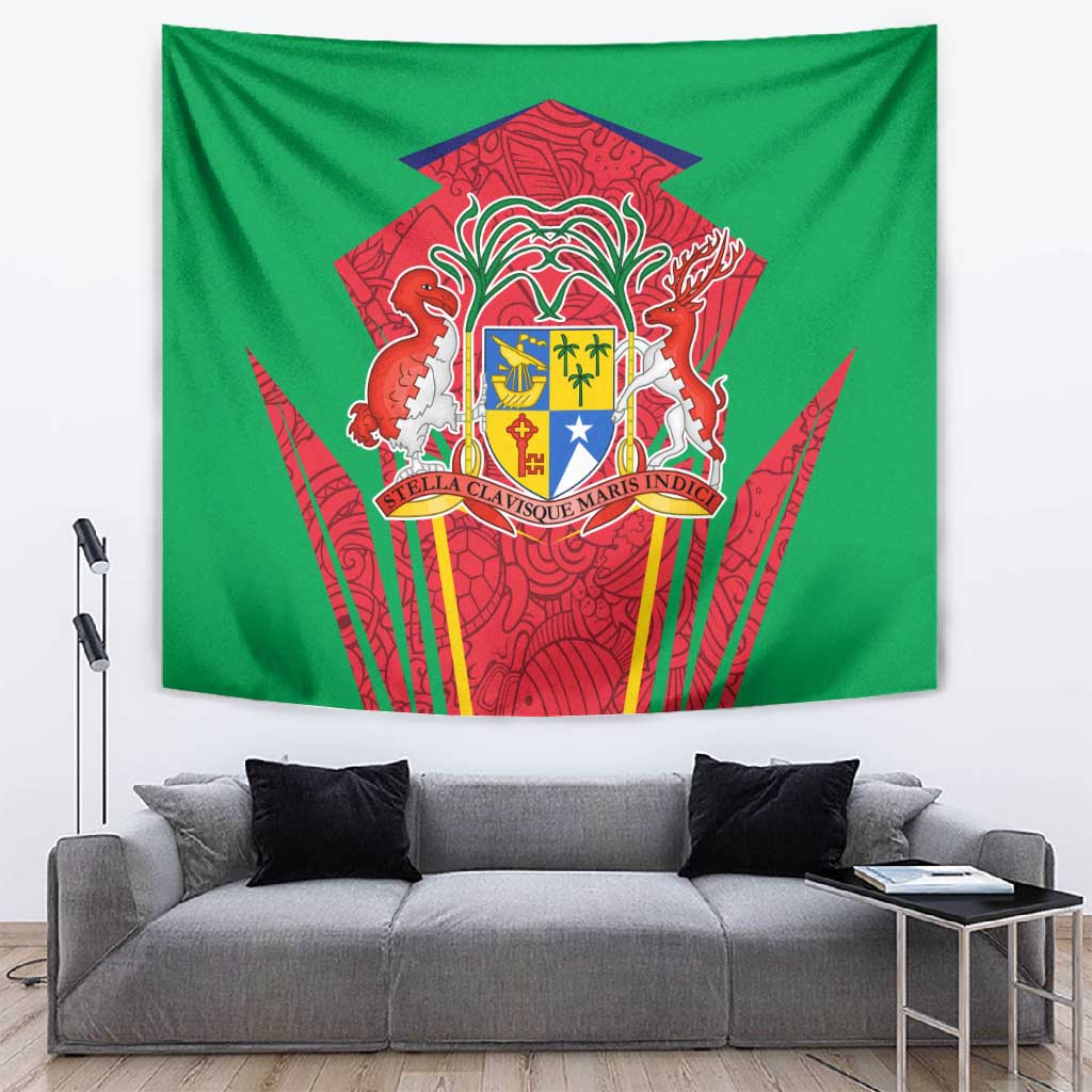 Mauritius Dodo Tapestry Flag Coat of Arms Traditional Patterns