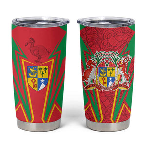 Mauritius Dodo Tumbler Cup Flag Coat of Arms Traditional Patterns