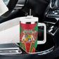 Mauritius Dodo Tumbler With Handle Flag Coat of Arms Traditional Patterns