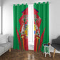 Mauritius Dodo Window Curtain Flag Coat of Arms Traditional Patterns
