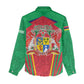 Mauritius Dodo Women Casual Shirt Flag Coat of Arms Traditional Patterns
