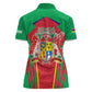 Mauritius Dodo Women Polo Shirt Flag Coat of Arms Traditional Patterns