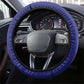 Afro Mauritius Steering Wheel Cover Map Design with Flag Coat of Arms