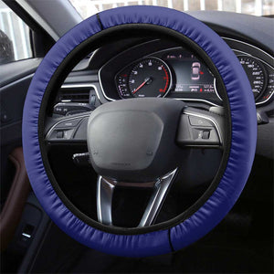 Afro Mauritius Steering Wheel Cover Map Design with Flag Coat of Arms
