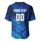 Personalized Cape Verde Football Baseball Jersey Blue Shark Mascot Cabo Verdean - Gradient Art