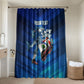 Personalized Cape Verde Football Bathroom Set Blue Shark Mascot Cabo Verdean - Gradient Art