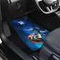 Personalized Cape Verde Football Car Mats Blue Shark Mascot Cabo Verdean - Gradient Art