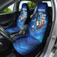 Personalized Cape Verde Football Car Seat Cover Blue Shark Mascot Cabo Verdean - Gradient Art