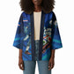 Personalized Cape Verde Football Kimono Blue Shark Mascot Cabo Verdean - Gradient Art
