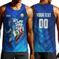 Personalized Cape Verde Football Men Tank Top Blue Shark Mascot Cabo Verdean - Gradient Art