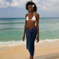 Personalized Cape Verde Football Sarong Blue Shark Mascot Cabo Verdean - Gradient Art