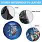 Personalized Cape Verde Football Spare Tire Cover Blue Shark Mascot Cabo Verdean - Gradient Art