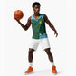 Rwanda Basketball Jersey with Green Nature Map Waterfall Sunburst Spirit - African Pride