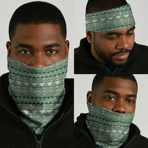 Rwanda Neck Gaiter with Green Nature Map Waterfall Sunburst Spirit - African Pride