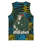 Rwanda Basketball Jersey with Gorilla Family Kwita Izina Leaf Jungle Spirit - African Pride
