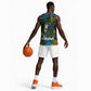 Rwanda Basketball Jersey with Gorilla Family Kwita Izina Leaf Jungle Spirit - African Pride