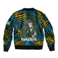 Rwanda Bomber Jacket with Gorilla Family Kwita Izina Leaf Jungle Spirit