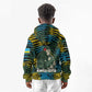 Rwanda Kid Hoodie with Gorilla Family Kwita Izina Leaf Jungle Spirit