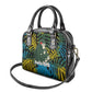 Rwanda Shoulder Handbag with Gorilla Family Kwita Izina Leaf Jungle Spirit