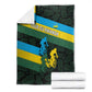 Rwanda Blanket with Tour du Rwanda Cycling Race Flag Stripe Spirit