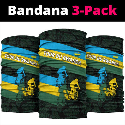 Rwanda Neck Gaiter Tour du Rwanda Cycling Race Flag Stripe Spirit TS04