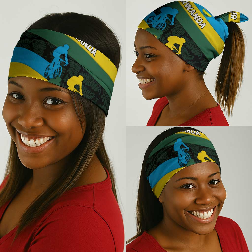 Rwanda Neck Gaiter Tour du Rwanda Cycling Race Flag Stripe Spirit TS04