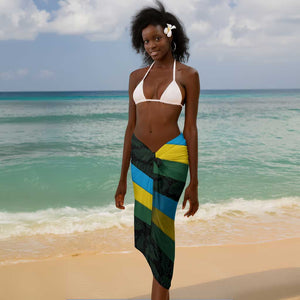 Rwanda Sarong with Tour du Rwanda Cycling Race Flag Stripe Spirit