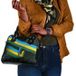Rwanda Shoulder Handbag with Tour du Rwanda Cycling Race Flag Stripe Spirit