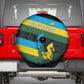 Rwanda Spare Tire Cover with Tour du Rwanda Cycling Race Flag Stripe Spirit