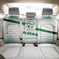Algeria Soccer Back Car Seat Cover with Desert Warriors Text and National Flag Design
