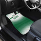 Algeria Soccer Car Mats with Desert Warriors Text and National Flag Design