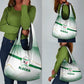 Algeria Soccer Grocery Bag with Desert Warriors Text and National Flag Design